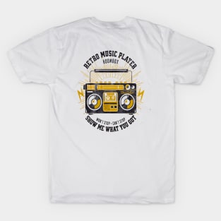 Boombox Music Player || "Back" T-Shirt